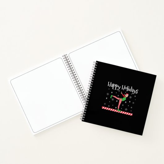 Carnet Filles Gymnastique Elfe de Noël (Intérieur)