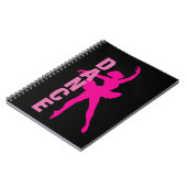 Carnet Filles Hot rose Ballerina Danse (Côté gauche)