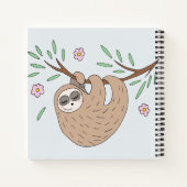 Carnet Filles mignonne couchant couchage Animal et nom En (Dos)