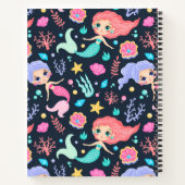 Carnet Filles mignonne Motif de sirène (Dos)