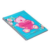 Carnet Filles Ourson Floral Bleu Moderne Rose Retour à l' (Côté Droit)