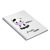 Carnet Filles personnalisables à kawaii de bande dessinée (Côté Droit)