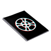 Carnet Film Reel / Film Reel 3D Effet Notebook (Côté Droit)