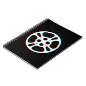 Carnet Film Reel / Film Reel 3D Effet Notebook (Côté gauche)