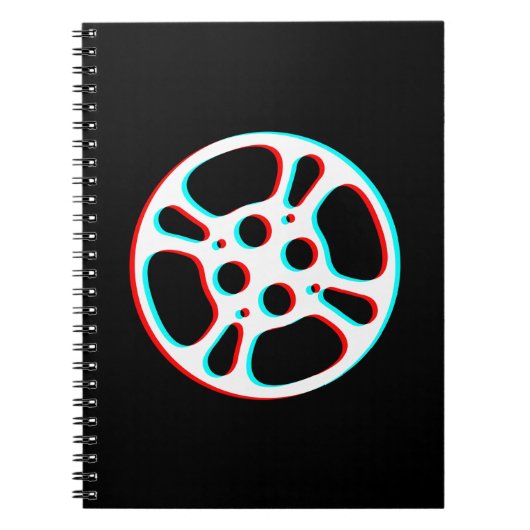 Carnet Film Reel / Film Reel 3D Effet Notebook (Devant)