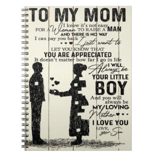 Carnet Fils à ma mère | Décor | Cadeau pour maman