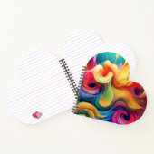Carnet Fils Abstraits colorés (Intérieur)