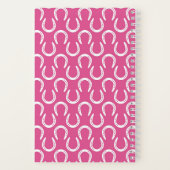 Carnet Fils de cheval rose NOM Cheval Animaux Grange Amus (Verso)