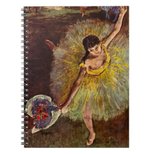 Carnet Fin d'une arabesque par Edgar Degas, Ballet Vintag