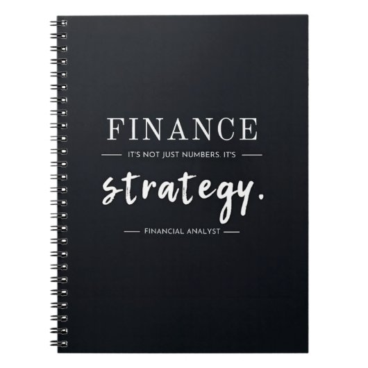 Carnet Finance – Ce n'est pas juste des chiffres. C'est u (Devant)