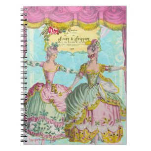 Carnet Finery and Frippery Marie Antoinette Notebook