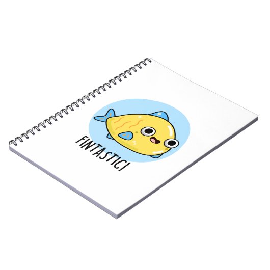 Carnet Fintastic Funny Fish Pun (Côté gauche)
