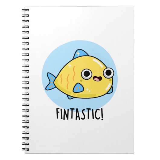 Carnet Fintastic Funny Fish Pun (Devant)
