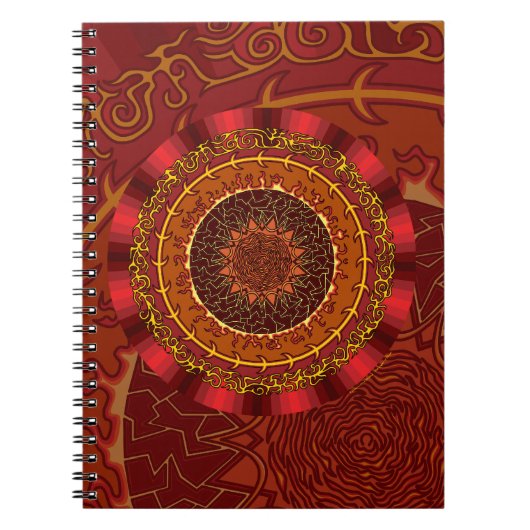 Carnet Fire Mandala (Devant)
