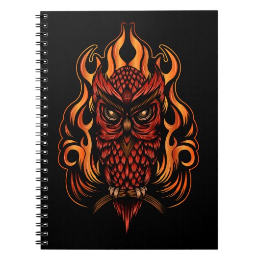 Carnet Fire owl (Devant)