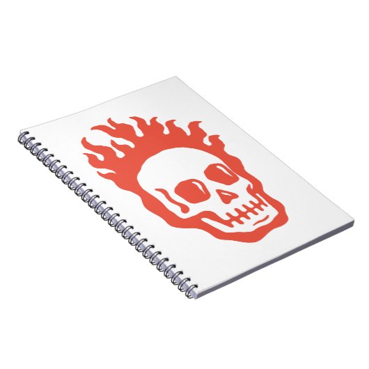 Carnet Fire Skull (Côté Droit)
