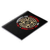 Carnet Firefighter Fireman Mens Fireman US Firefighter Da (Côté gauche)