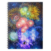 Carnet Fireworks Bursts (Devant)