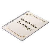 Carnet First-Year Memory Keeper | Newlywed Milestone Trac (Côté gauche)