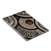 Carnet Fitness Black Gym Weights (Côté Droit)