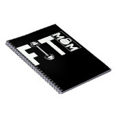 Carnet Fitness Mama Gym Weightlifting Maman (Côté Droit)