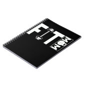 Carnet Fitness Mama Gym Weightlifting Maman (Côté gauche)