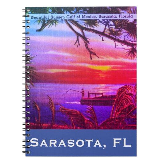 Carnet FL Beach Sunset - Gulf of Mexico (Devant)