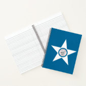 Carnet Flag of city of Houston, Texas Notebook (Intérieur)