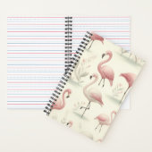 Carnet Flamant Élégant (À l'intérieur)