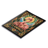 Carnet Flamant, faune Art déco (Côté gauche)
