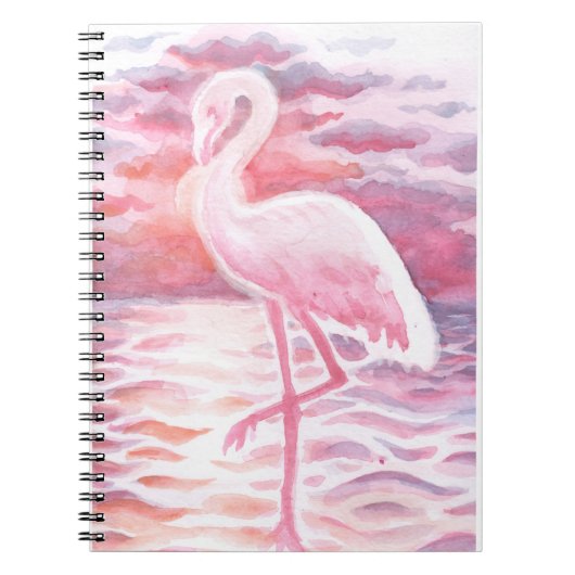 Carnet Flamant rose (Devant)
