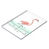 carnet Flamant rose (Côté gauche)