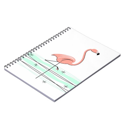 carnet Flamant rose (Côté gauche)