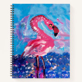 Carnet Flamant rose (Devant)