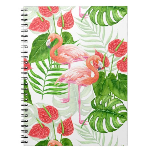 Carnet Flamant rose (Devant)