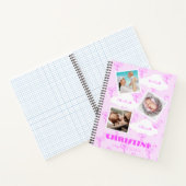 Carnet Flamant rose 1er anniversaire Baby Milestone (Intérieur)