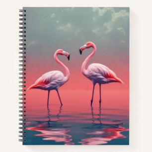 Carnet Flamant rose Animaux Animaux Faune Sauvage Coloré