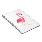 Carnet Flamant rose aquarelle (Côté Droit)