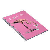 Carnet Flamant rose Boire Martini Thunder_Cove (Côté Droit)