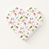 Carnet Flamant rose Cactus Ananas Hibiscus Motif (Dos)