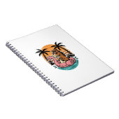 Carnet Flamant Rose Cheval Vintage Float Design Vacances (Côté Droit)