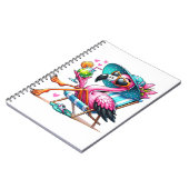 Carnet Flamant rose cool (Côté gauche)