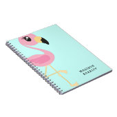 Carnet Flamant rose Cute Tropical Kids (Côté Droit)