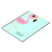 Carnet Flamant rose Cute Tropical Kids (Côté gauche)
