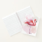 Carnet Flamant rose de bouffée (Intérieur)