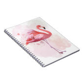 Carnet Flamant rose de bouffée (Côté Droit)