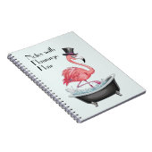 Carnet Flamant rose de dessin (Côté Droit)