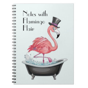 Carnet Flamant rose de dessin