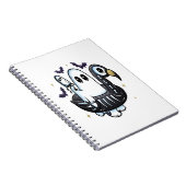 Carnet Flamant rose d'été Floatie (Côté Droit)