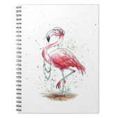 Carnet Flamant rose fabuleux (Devant)